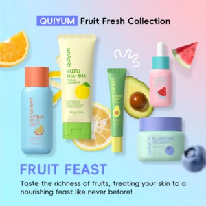 Fruit Collection 5-Piece Skincare Set Brightening Hydrating