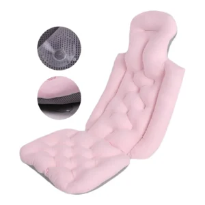 Bath Pillow Full Body Spa Bathtub Cushion Non Slip Folding Bath Mat